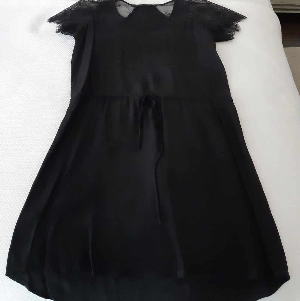 Berenice French designer knee length silk dress
